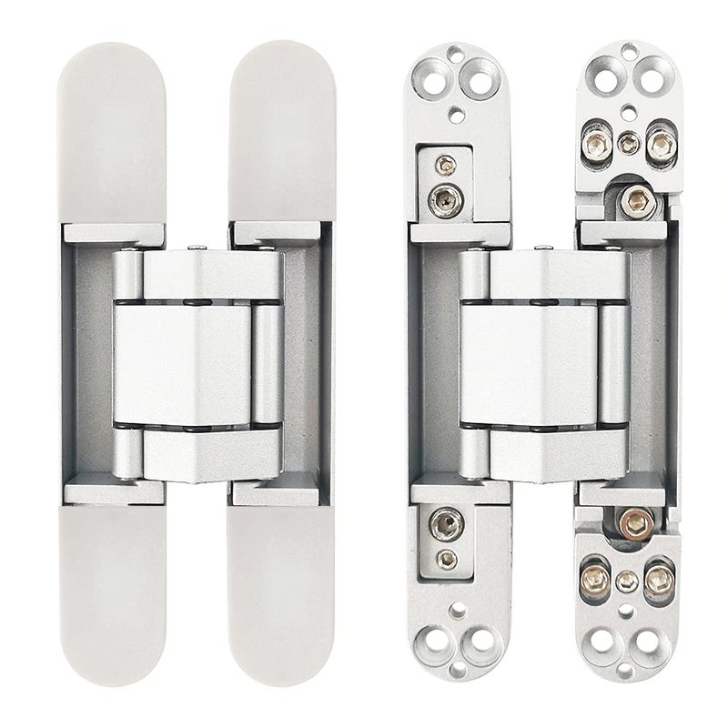 Alamic Concealed Door Hinges Heavy Duty Invisible Hidden Hinges 3-D Adjustable - 1 Pair - Image 1